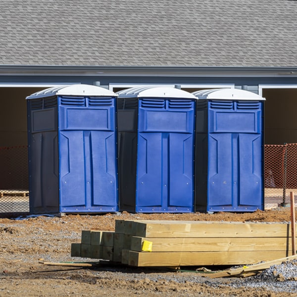 are there different sizes of portable toilets available for rent in Camden